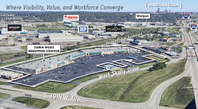 5610-5648 W Skelly Dr, Tulsa, OK - Aerial  map view - Image1