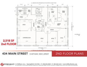 434 Main St, Chatham, NJ à louer Plan d  tage- Image 1 de 1