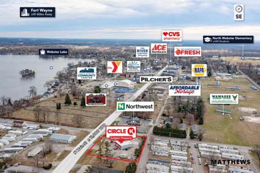 606 N Main St, North Webster, IN à vendre - Photo du bâtiment - Image 3 de 3