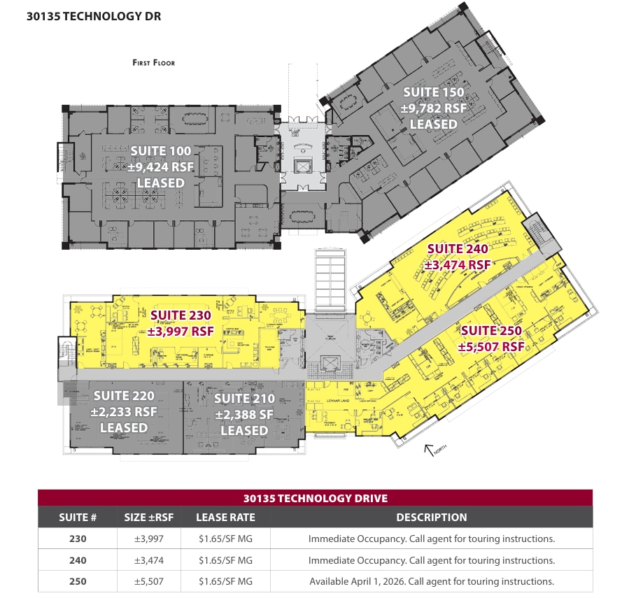 30111 Technology Dr, Murrieta, CA for lease Floor Plan- Image 1 of 1