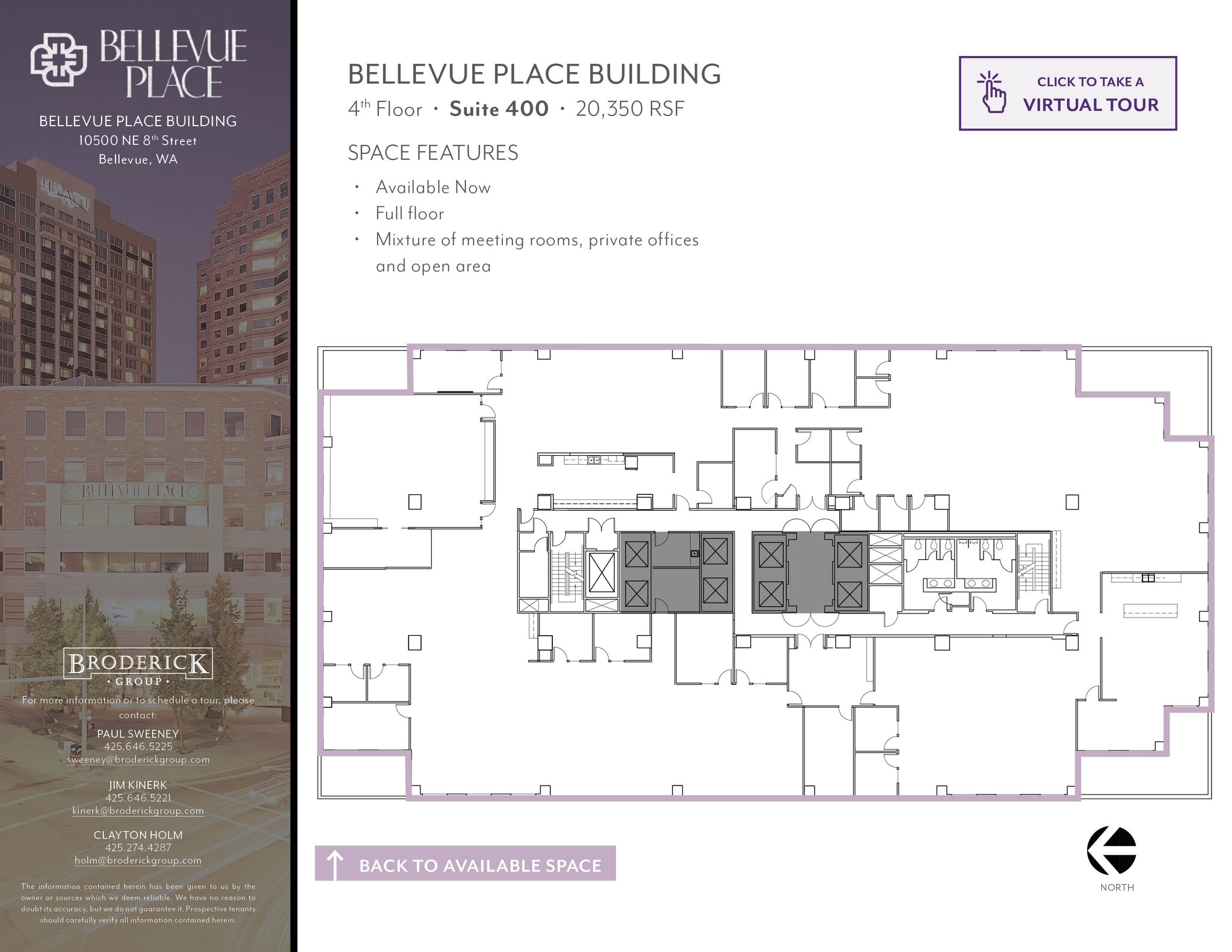 10500 NE 8th St, Bellevue, WA for lease Floor Plan- Image 1 of 1