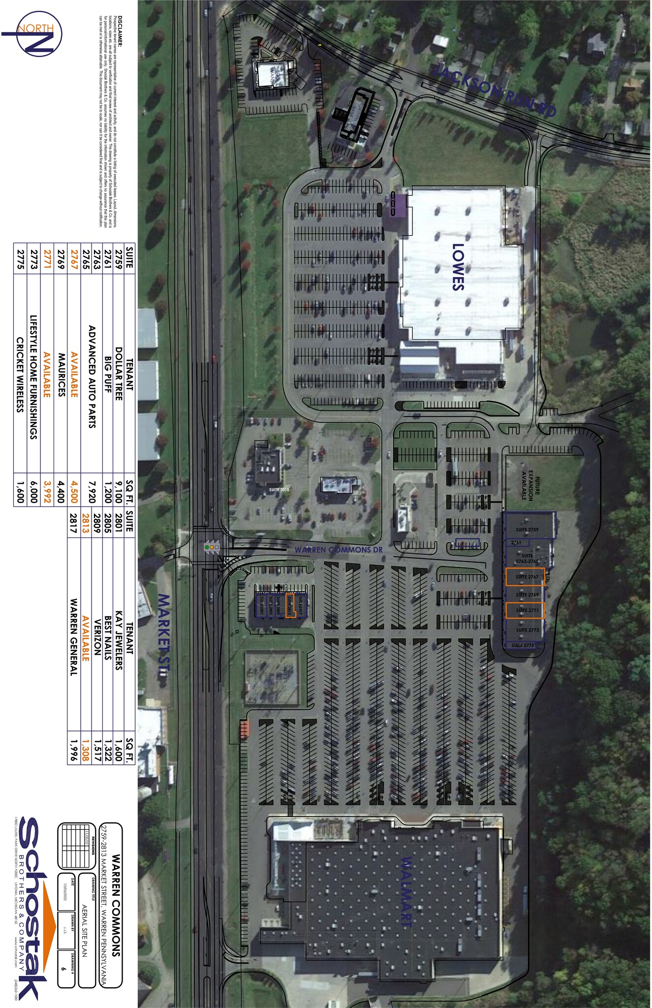 2759-2775 Market St, Warren, PA à louer Plan de site- Image 1 de 1