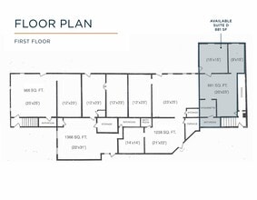 2140 Riverside Dr, Columbus, OH à louer Plan d’étage- Image 1 de 1