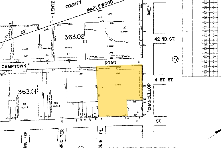 974 Chancellor Ave, Irvington, NJ for lease Plat Map- Image 1 of 2