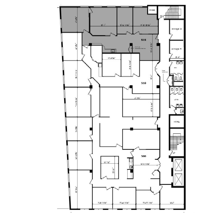 505 8th Ave SW, Calgary, AB à louer Plan d’étage- Image 1 de 1