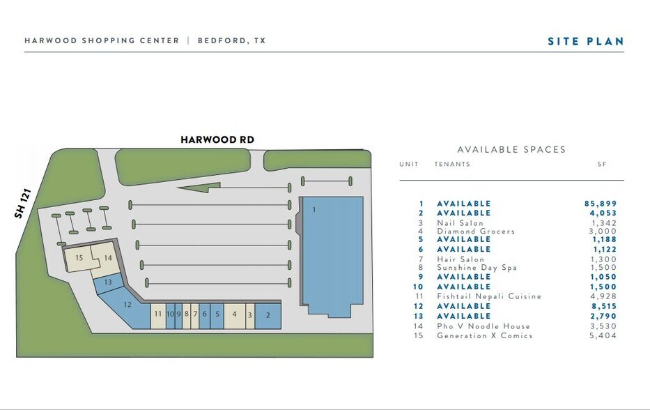 3504-3508 Harwood Rd, Bedford, TX à louer - Photo du bâtiment - Image 3 de 3