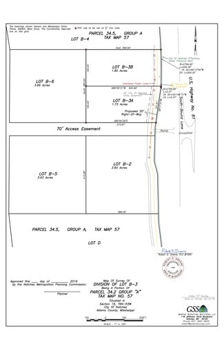 More details for 000B-3B Highway 61, Natchez, MS - Land for Sale