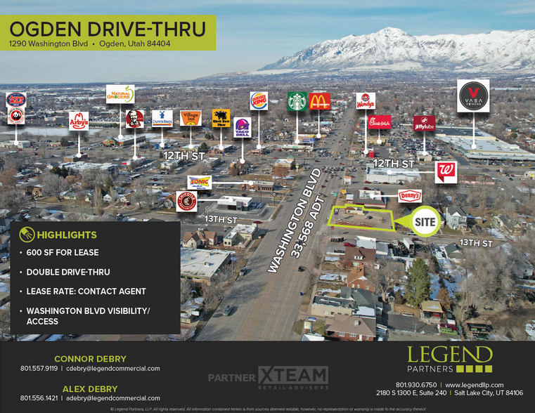 1290 S Washington Blvd, Ogden, UT for lease - Aerial - Image 2 of 7