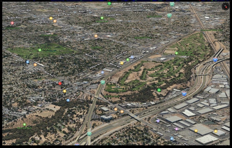 3840 Watt Ave, Sacramento, CA for sale - Aerial - Image 3 of 45