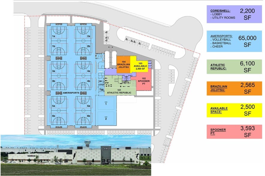 SEC I-30 & FM 549 – Fit Sport Life Development, Rockwall, TX à vendre - Photo du bâtiment - Image 3 de 4