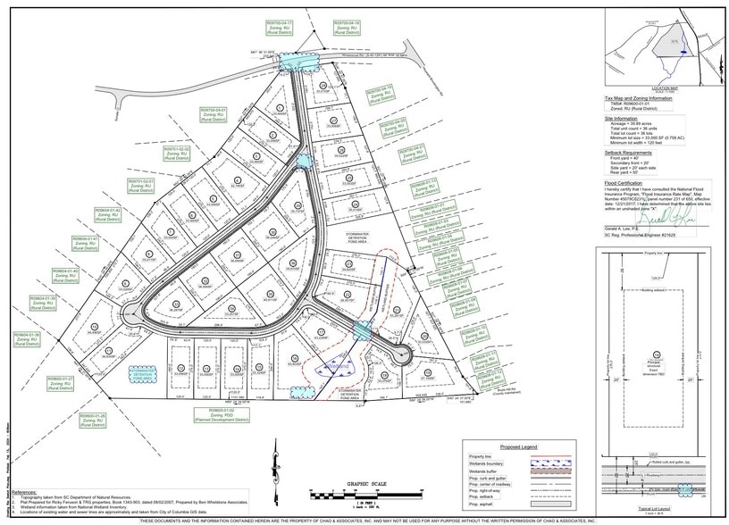 00 Winterwood Rd, Columbia, SC à vendre - Plan de site - Image 2 de 6