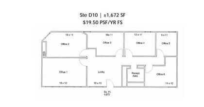 1819 E Southern Ave, Mesa, AZ for lease Floor Plan- Image 1 of 10