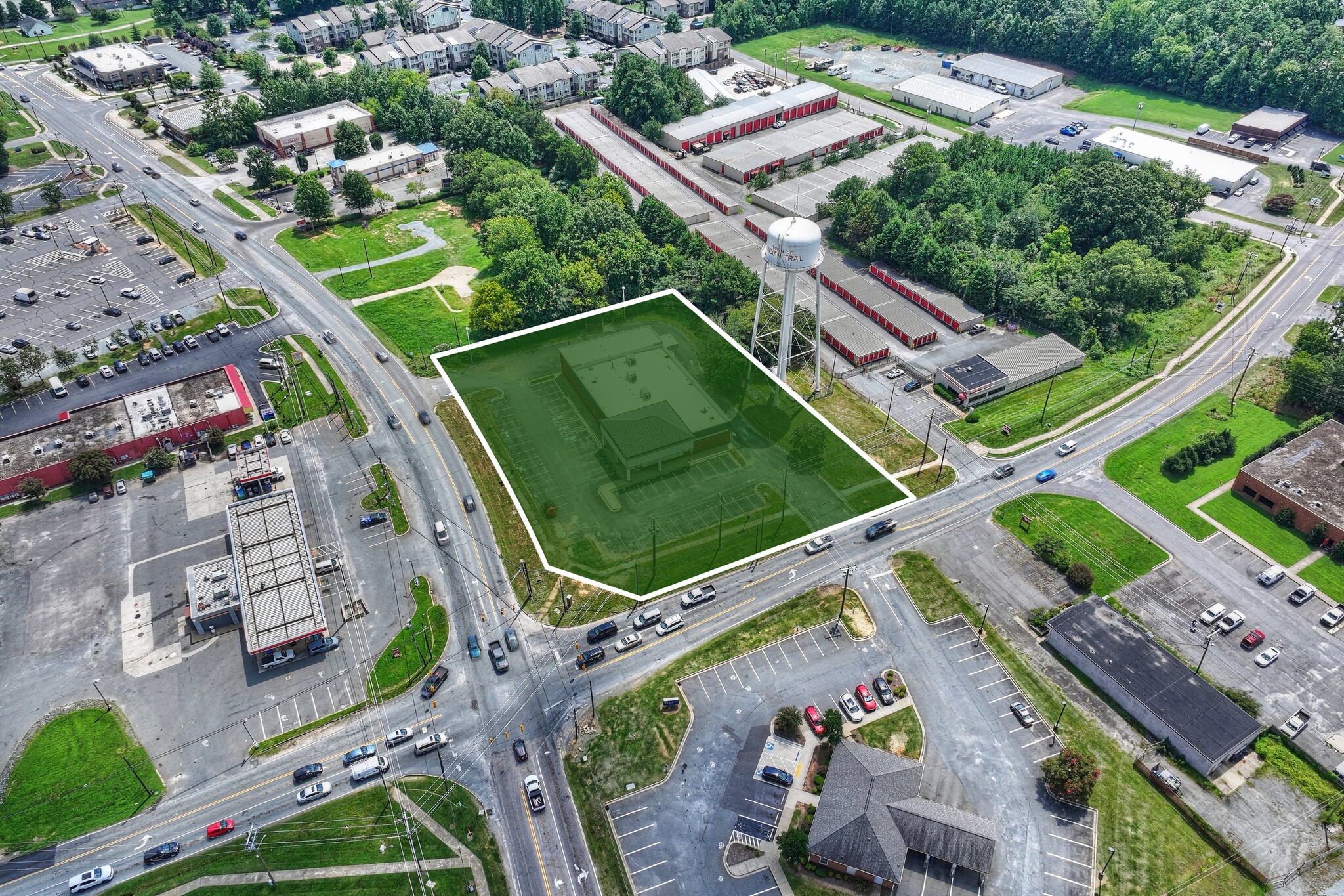4300 Old Monroe Rd, Indian Trail, NC for lease Aerial- Image 1 of 9
