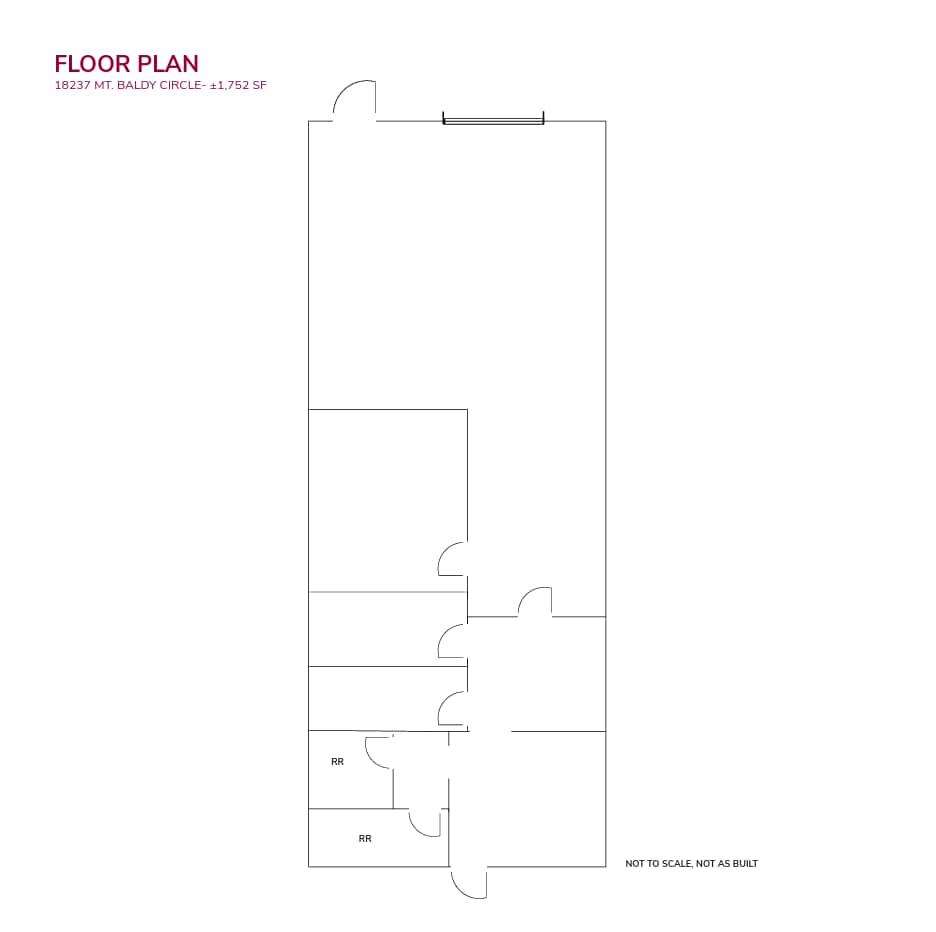 18231-18259 Mount Baldy Cir, Fountain Valley, CA à louer Plan d’étage- Image 1 de 2