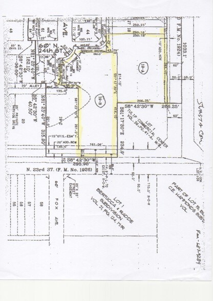 2317 Buddy Owens Blvd, McAllen, TX à vendre - Plan cadastral - Image 2 de 2