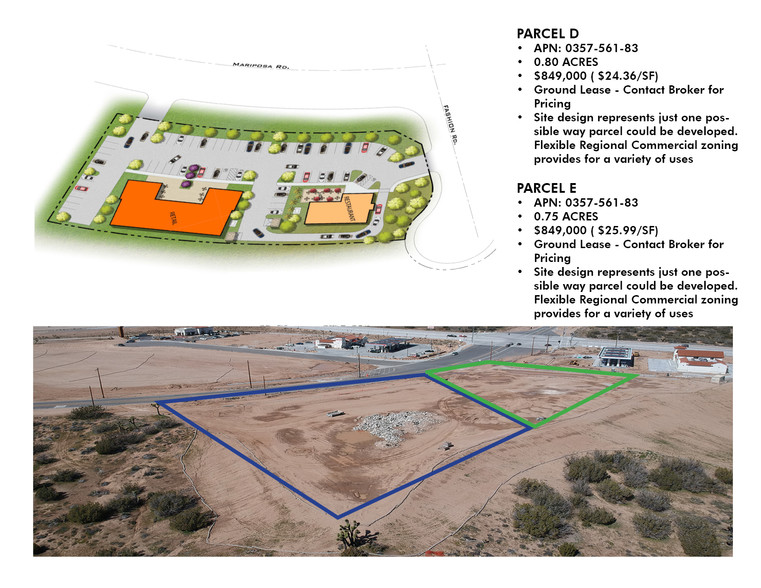 Mariposa Rd, Hesperia, CA à vendre - Plan de site - Image 2 de 4