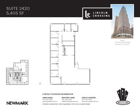 1775 Sherman St, Denver, CO for lease Floor Plan- Image 1 of 1