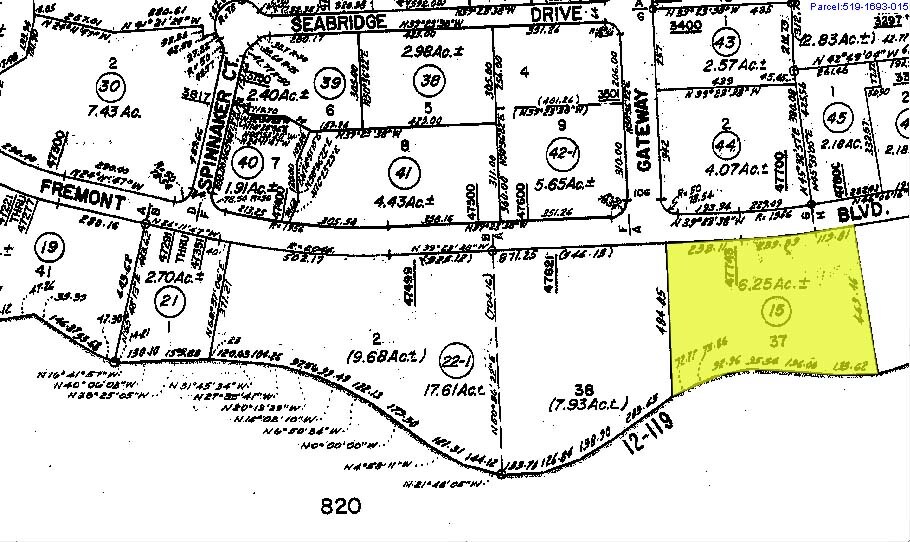 47703-47737 Fremont Blvd, Fremont, CA for lease - Plat Map - Image 2 of 2