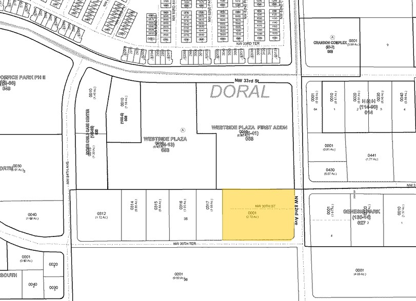 3030-3050 NW 82nd Ave, Miami, FL à louer - Plan cadastral - Image 2 de 27