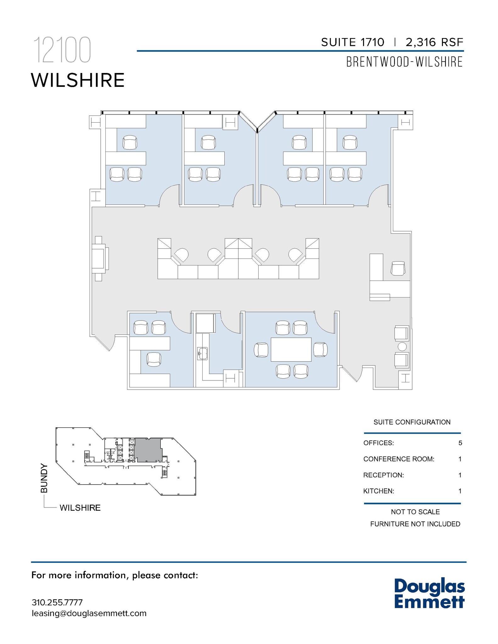 12100 Wilshire Blvd, Los Angeles, CA for lease Floor Plan- Image 1 of 1