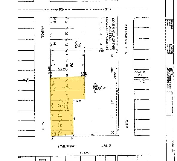 2975 Wilshire Blvd, Los Angeles, CA à louer - Plan cadastral - Image 2 de 19