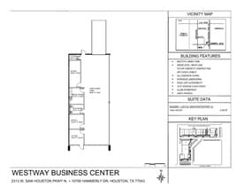 2313 W Sam Houston Pky N, Houston, TX à louer Plan de site- Image 1 de 1