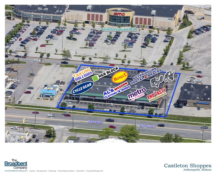 6024-6066 E 82nd St, Indianapolis, IN à louer - Aérien - Image 3 de 6