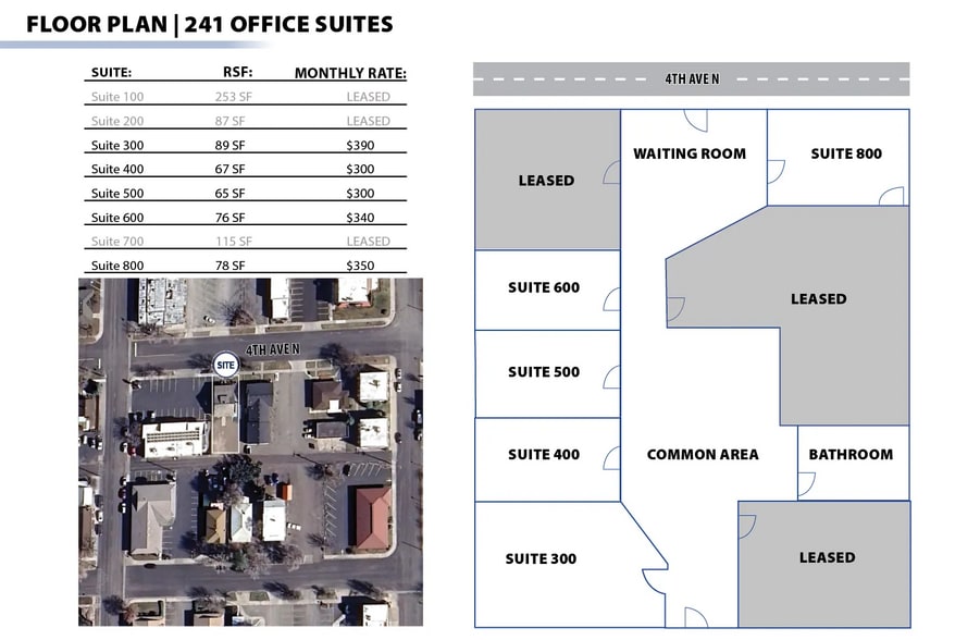 241 4th Ave N, Twin Falls, ID for lease - Floor Plan - Image 2 of 5
