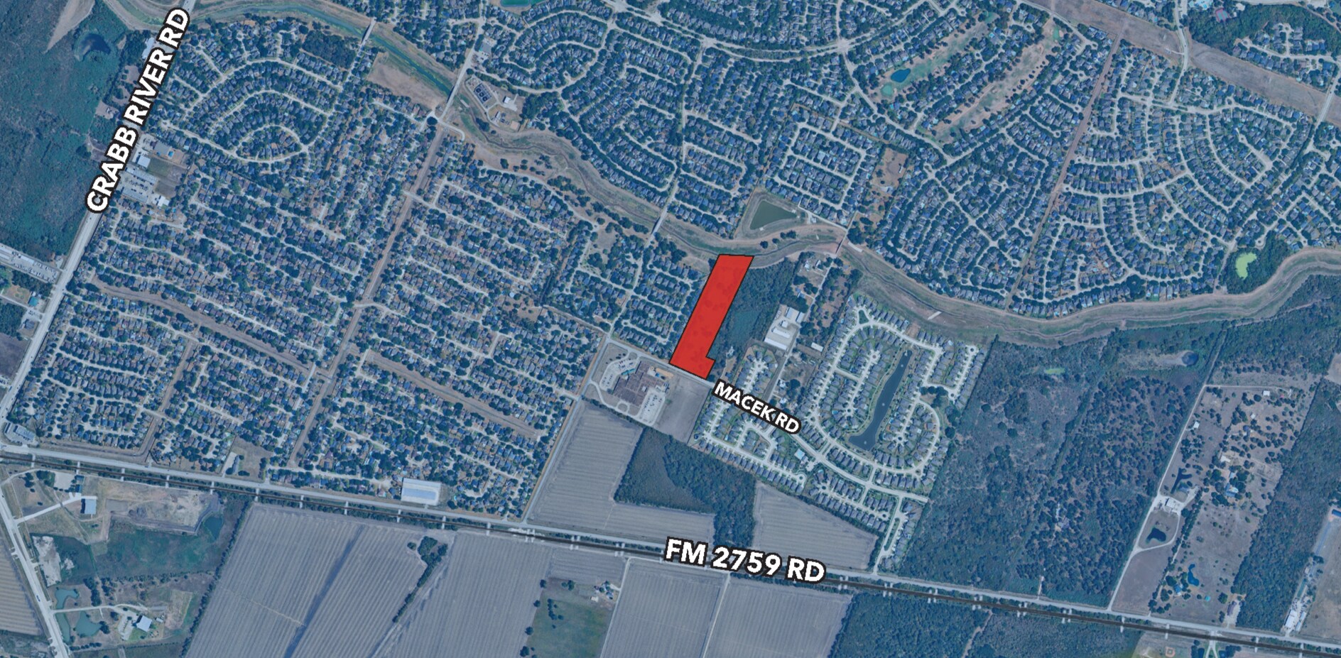 717 Macek Rd, Richmond, TX for sale Aerial- Image 1 of 2