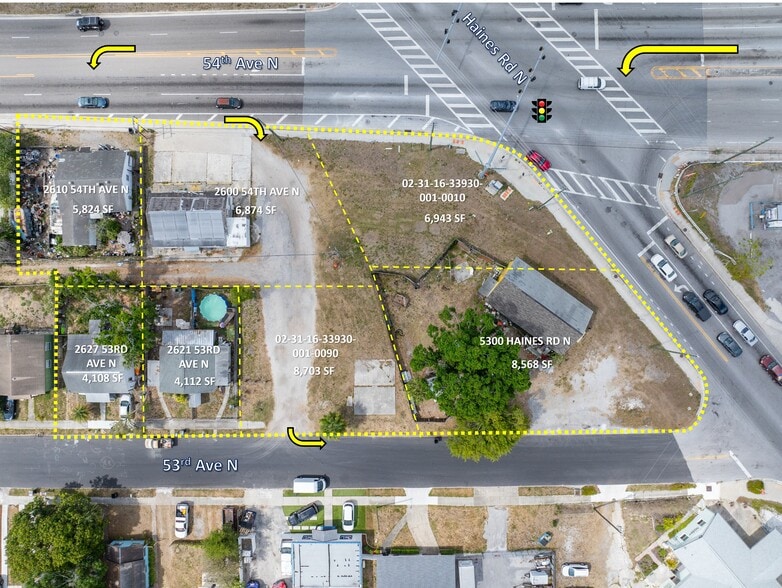 2600 54th Ave N, Saint Petersburg, FL à vendre - Plan cadastral - Image 2 de 6