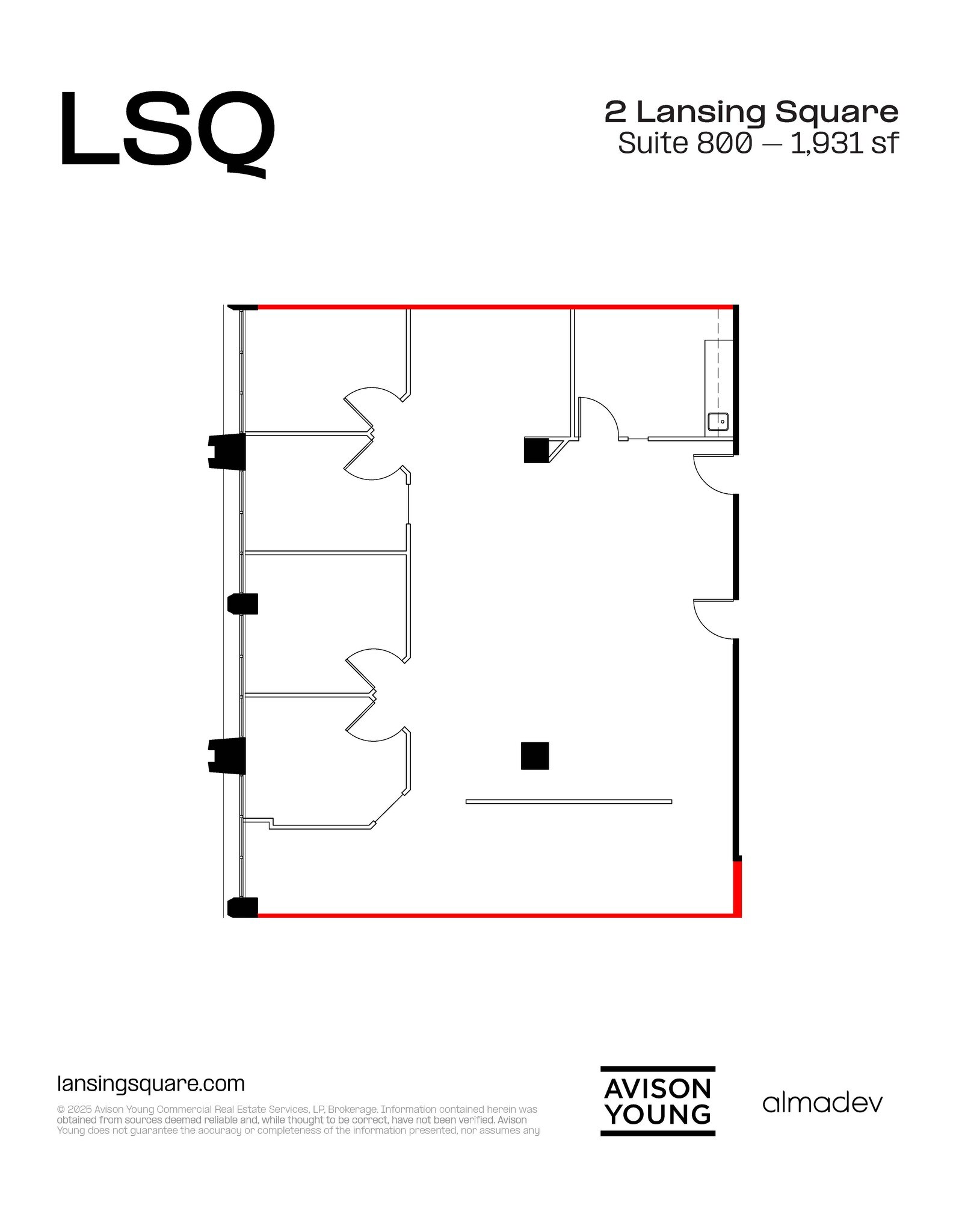 2 Lansing Sq, Toronto, ON for lease Floor Plan- Image 1 of 1