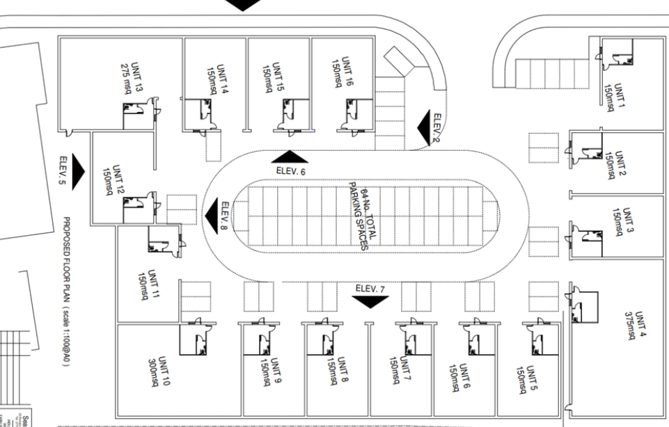 Units 5-16 Westland Way, Stockton On Tees à louer Plan d’étage- Image 1 de 1
