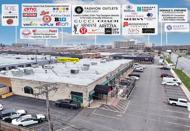 Plus de détails pour 4926-4940 N River Rd, Schiller Park, IL - Commerce de détail à vendre