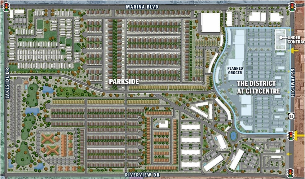 SWC Marina Boulevard & Hwy 95, Bullhead City, AZ for lease - Site Plan - Image 2 of 3