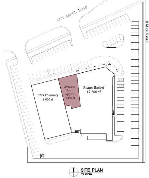 49471-49485 Ann Arbor Rd W, Plymouth, MI à vendre - Plan de site - Image 1 de 1