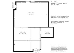 3800 W 12th St, Erie, PA à louer Plan d’étage- Image 2 de 8
