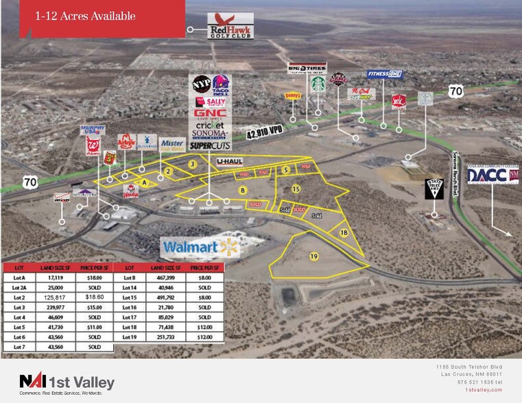 Rinconada Blvd & Northrise Dr, Las Cruces, NM à vendre - Photo du b timent - Image 2 de 2