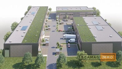 Trappes, YVE - Aerial map view