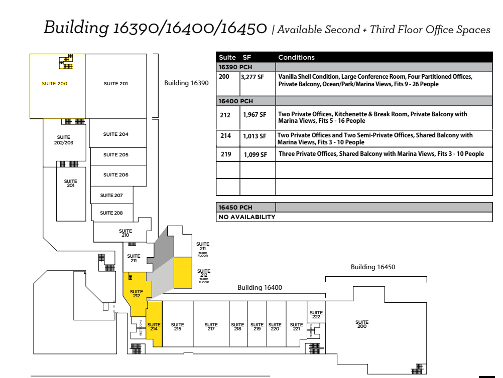 16330-16450 Pacific Coast Hwy, Huntington Beach, CA à louer Plan d  tage- Image 1 de 1