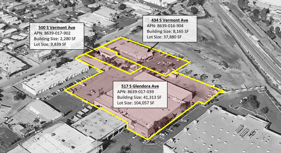 Glendora Large Scale TOD Opportunity portfolio of 3 properties for sale on LoopNet.ca - Aerial - Image 1 of 9