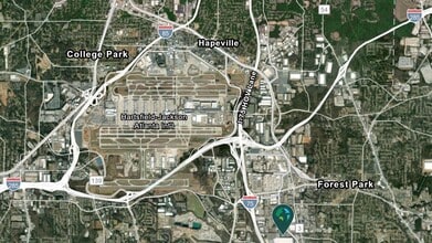 170 Penney Rd, Forest Park, GA - AERIAL map view