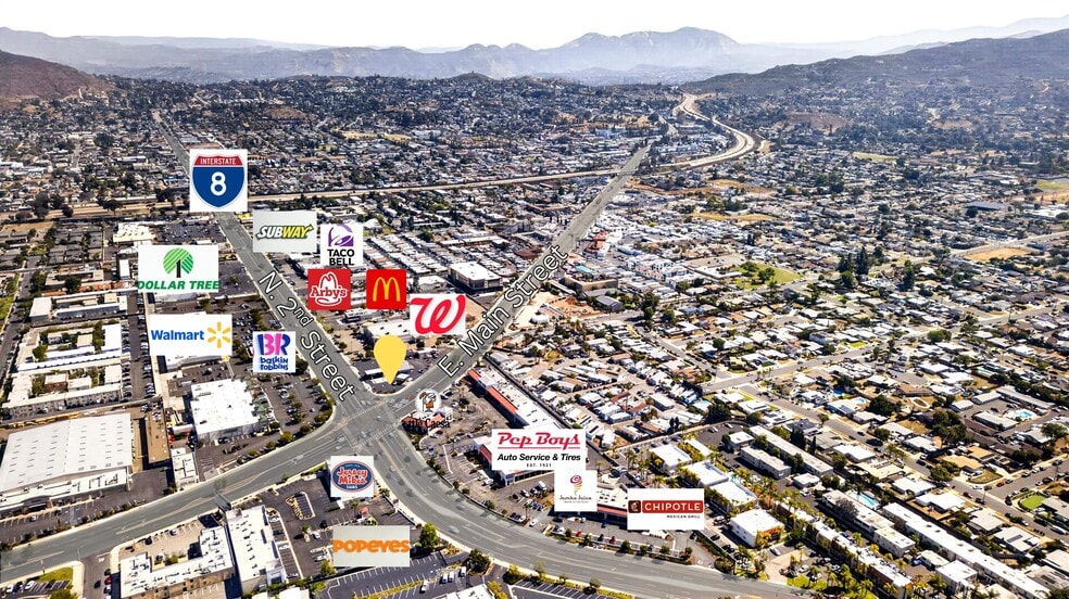 195 N 2nd St, El Cajon, CA for sale - Aerial - Image 2 of 16