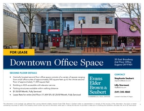 30 E Broadway, Eugene, OR for lease Interior Photo- Image 2 of 6