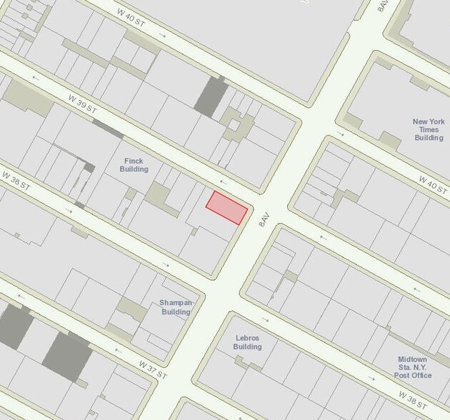 589 Eighth Ave, New York, NY à louer - Plan cadastral - Image 2 de 64