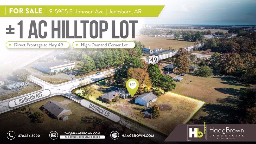 5905 E Johnson Ave, Jonesboro, AR à vendre - Aérien - Image 1 de 1