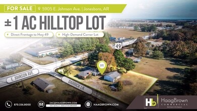 5905 E Johnson Ave, Jonesboro, AR - AERIAL map view