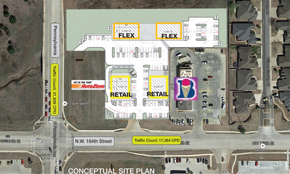 2020 NW 164th St, Edmond, OK à louer - Plan de site - Image 2 de 2