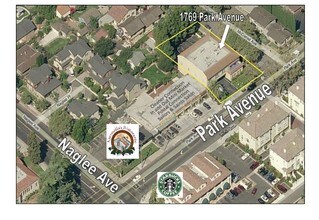 1769 Park Ave, San Jose, CA - Aérien  Vue de la carte