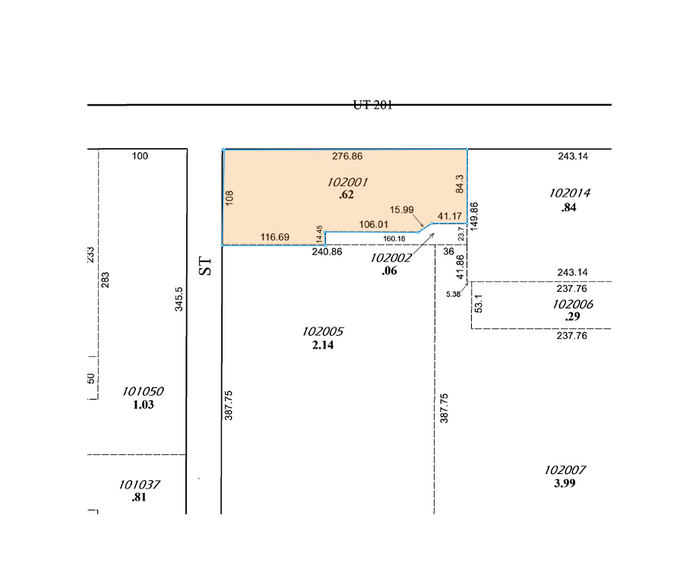 3115 W 2100 S, Salt Lake City, UT à louer - Plan cadastral - Image 3 de 8