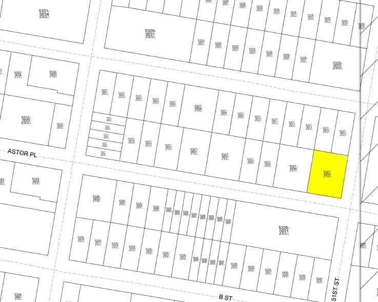 5058 Astor Pl SE, Washington, DC à vendre - Plan cadastral - Image 3 de 3